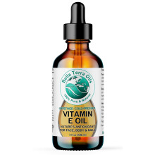Bella Terra Oils - Organic Vitamin E Oil 4 oz - Strongest Concentration of Natural Organic Vitamin E, D-Alpha Tocopherol Rich, Perfect for Nourishing