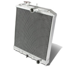 DNA Motoring RA-HC92-42-2 Compatibel met Honda D15/16/B18 1.5L/1.6L/1.8L I4 MT 2-rij Dual/Double Core T-6061 Aluminium Radiator