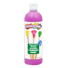 Frg - FSWTPU Tvttbar temperfrg 16 fl oz fluorescerande lila neon icke giftig livliga djrva ljusa barn mlar hantverk hobby roliga konstfrsr