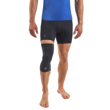 Tommie Copper Heren Prestaties Knie Mouwen 2.0, Groot, Zwart