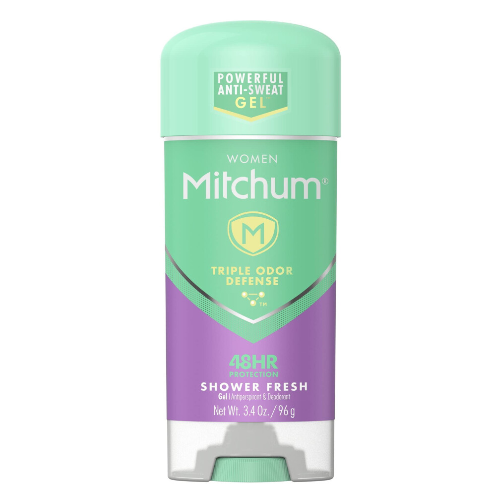 Mitchum For Women Advanced Control Anti-Perspirant Deodorant Clear Gel  Shower Fresh 3.4oz ( Pack of 3)