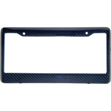 Blvd -LPF Overhold din luksus Reelle 100% bl? kulfiber nummerplade ramme Tag cover FF - C med matchende skruekapper - 1 ramme