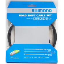 SHIMANO Optislick Växel Kabel och Hölje Set Svart, One Size