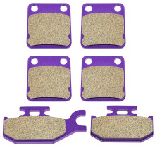 SCITOO Carbon Fiber Brake Pads Fit for 00-10 for Yamaha Grizzly 400 for Yamaha Grizzly 450 for Yamaha Kodiak 400 for Yamaha Kodiak 450 for Yamaha