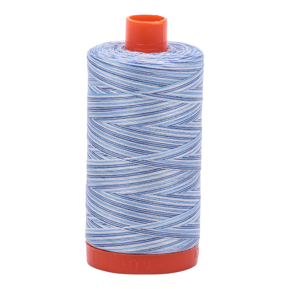Fil De Coton Mako Aurifil Usa 1 422 Yds Storm Aurifil Solide 50 Wt 1422 Yds Storm At Sea-image