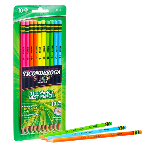 Dixon Neon-Buntstifte, sortiert, 10 Stck
