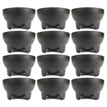 Sarja 12 Black Black Duck Brand 4,5"" halkaisija 12 oz Salsa Bowls!