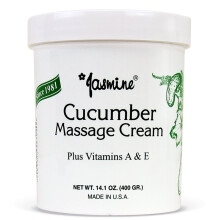 Jasmine Komkommer Massagecrème. Houd Je Gezicht en Lichaam Fris en Zacht met Anti-Aging Therapiecrème.