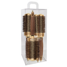 Cepillo t rmico redondo de cer mica e iones NanoThermic de Olivia Garden NT-54, NT-44, NT-34 y NT-24 (caja de 4 unidades)