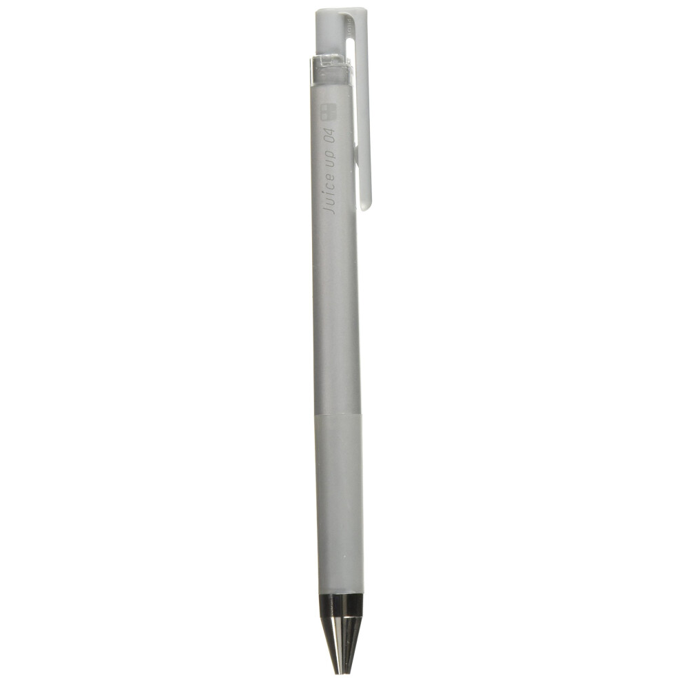 PILOT Knock Gel Ink Extra Fine Ballpoint Pen  Juice Up 04  Silver (LJP-20S4-S)