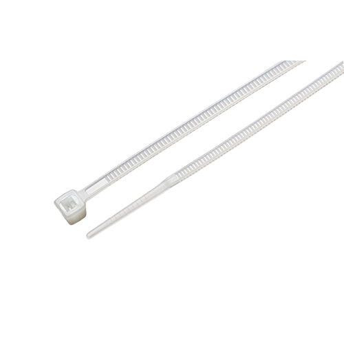 South Main Hardware 848165 11-in, 1.000-Pack 75-lb, Natural, Fivela de Nylon