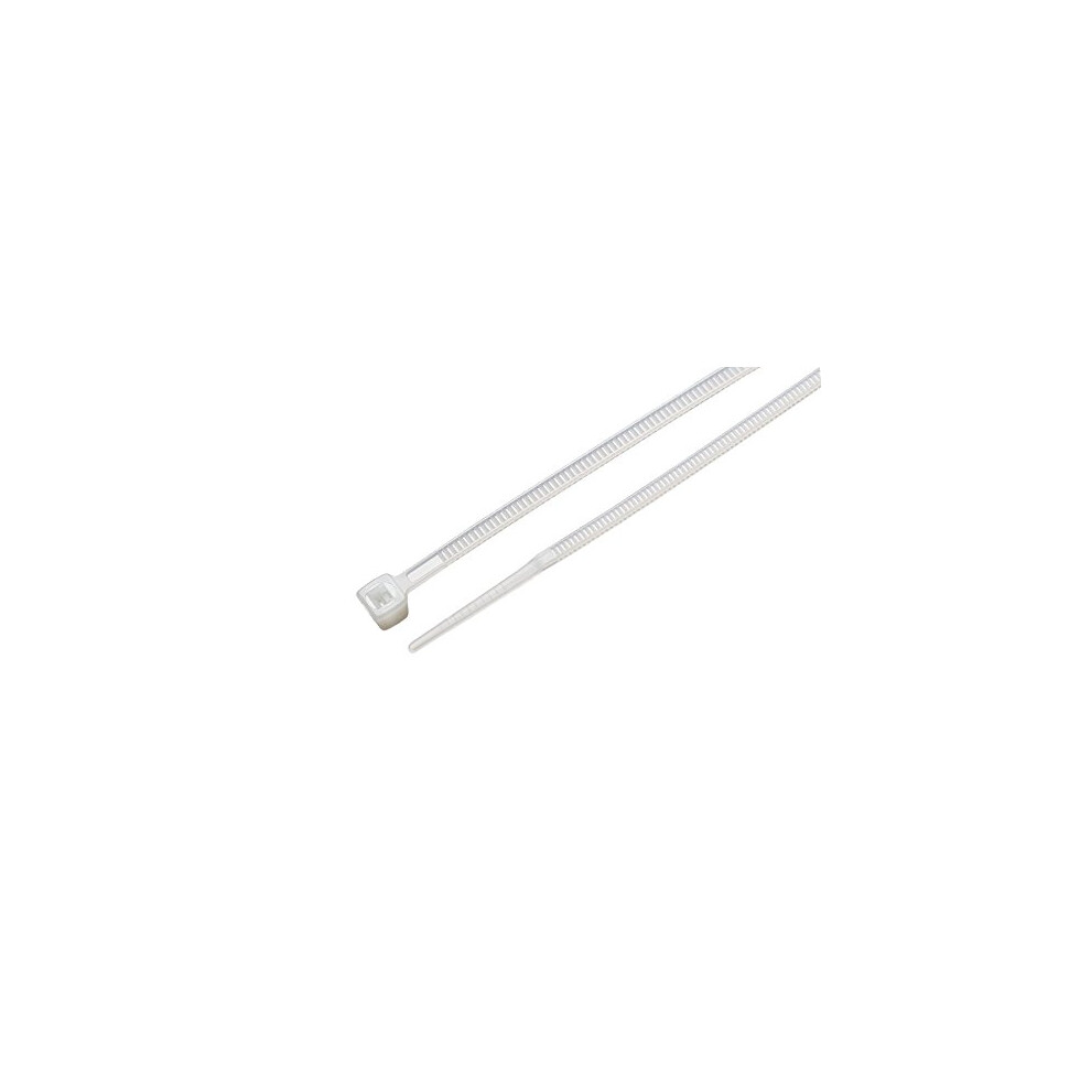 South Main Hardware 848165 11-In 1 000-Pack 75-Lb Natural Standard Nylon Cable Tie 1000 Piece 841511100281