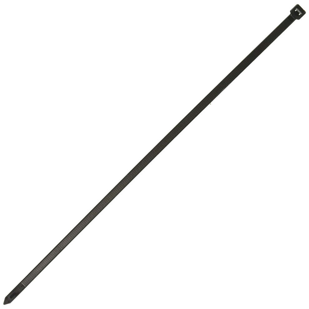 South Main Hardware 848212 18-In 50-Pack 175-Lb Standard Nylon Cable Tie Black Uv 50 Piece 841511100403