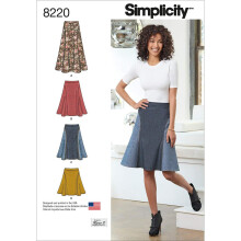 Simplicity 8220 Eenvoudig te naaien damesrokpatroon, maten 6-14