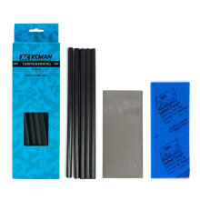 XCMAN ALPINE FREERIDE SNOWBOARD SKI BASE PTEX BASE REPARATION KIT: 5 PTEX METAL SKRAPER SLANDING SPONGE