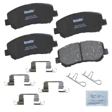 Bendix Priority1 CFC1640K2 ceramiczne przednie klocki hamulcowe dla Chrysler 200 2017-2016 Dodge Dart 2016