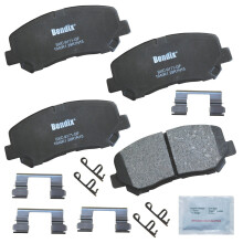 Bendix Priority1 CFC1640K1 ceramiczne przednie klocki hamulcowe dla Chrysler 200 2015 Dodge Dart 2016-2013