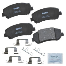 Bendix Priority1 CFC1640AK2 ceramiczne przednie klocki hamulcowe dla Chrysler 200 2017-2015 Jeep Cherokee 2019