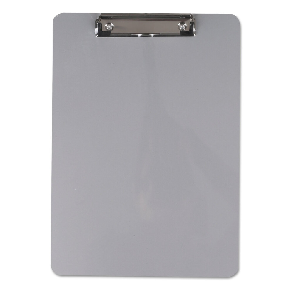 Universal UNV40301 0.5 in. Clip Capacity 8.5 in. x 11 in. Aluminum Clipboard with Low Profile Clip