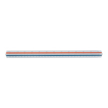 Pickett Professional metrick farebne k dovan trojuholn kov stupnica s dl kou 12 palcov, 1 kus (236), biela