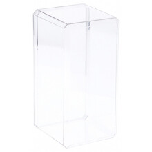 Pioneer Plastics 094C Vitrine aus transparentem Kunststoff mit abgeschrgten Kanten, 4,375"" B x 4,125"" T x 9"" H (fr 8-Zoll-Puppen) (Versandkarton)