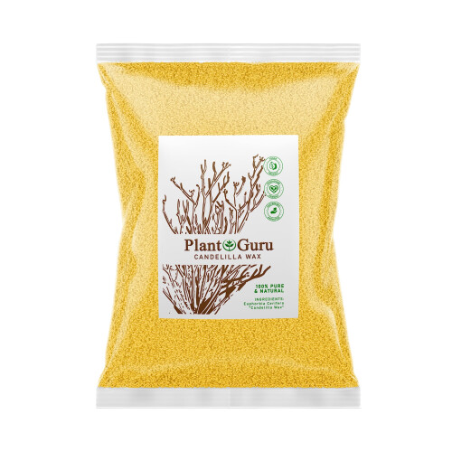 Κερί Candelilla σε Πέλλετ 5 lbs. 100% Φυσικό Vegan για DIY Κρέμες, Λιποβάλσαμο, Σαπούνια
