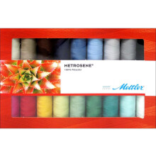 Metrosene All Purp GiftSet 18pc Plus All Purpose Thread Lahjasetti 18kpl wood199