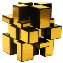 TANCH Zrkadlov r chlostn magick kocka 3x3, puzzle hracka pre deti a dospel ch, zlat