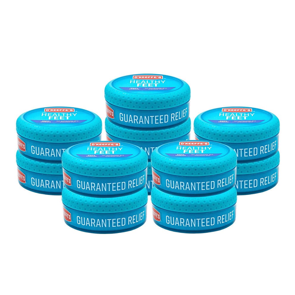 O'Keeffe's K0320001-11 Healthy Feet Foot Cream in Jar (11 Pack)  3.2 oz