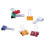 Universal Universal UNV31028 Binder Clips with Storage Tub - Small  Assorted (40/Pack) 2