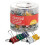 Universal Universal UNV31028 Binder Clips with Storage Tub - Small  Assorted (40/Pack) 1