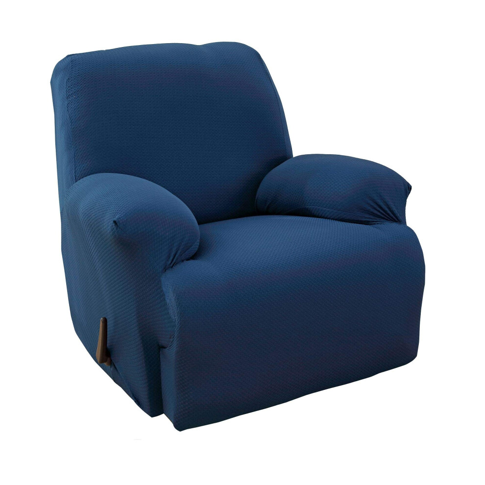 Housse de canap    extensible MarCielo, 1 pi   ce, pour fauteuil inclinable (bleu)