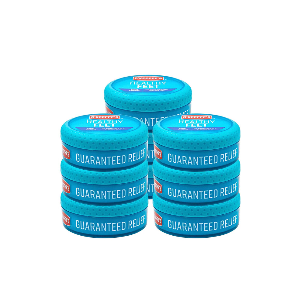 O'Keeffe's K0320001-9 Healthy Feet Foot Cream in Jar (9 Pack)  3.2 oz