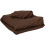 ForPro Collection Professionnelle Ensemble de Draps de Massage en Microfibre 3 Pièces - Chocolat 4