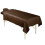 ForPro Collection Professionnelle Ensemble de Draps de Massage en Microfibre 3 Pièces - Chocolat 3