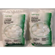 Assured 100% Pure Cotton Balls 100-Count hver (2 Pack)