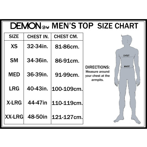 Demon Pro Fit Top Μαύρο - Πάνω με Επένδυση για Σπορ (Large) 2