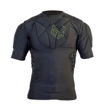 Demon Pro Fit Top Black- All Sport Padded Top (Large)