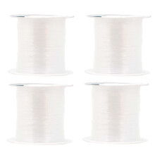 Mandala Crafts Nylon onzichtbare draad voor naaien, quilten - Vislijn Monofilament Transparante draad voor pruiken Kralen - Doorzichtige draad voor h