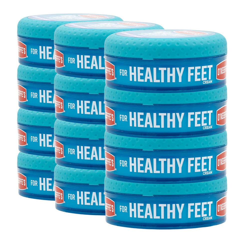 O'Keeffe's for Healthy Feet Foot Cream  Guaranteed Relief for Extremely Dry  Cracked Feet  Instantly Boosts Moisture Levels  3.2 Ounce Jar  (Pack of 1
