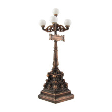 Treasure Gurus 1:24 schaalmodel miniatuur 5 lantaarnpaal diorama accessoire metalen puntenslijper