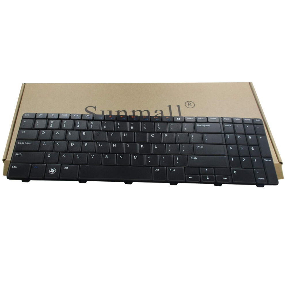 Sunmall New Laptop Keyboard Compatible With Dell Inspiron 15R 5010 M5010 M501r N5010 09Gt99 Nsk-Drasw 96Djt 096Djt Nsk-Drasw Series Us Layout Black 712809994953