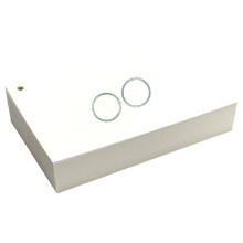 Debra Dale Designs - Schede indice vuote, non rigate, perforate, 5 x 8 - Bianche - 100 schede - 1 confezione da 100 - Cartoncino per etichette in