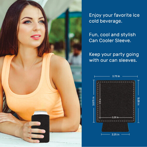 QualityPerfection Θήκες Ψύξης Κουτιών, 12 Oz Στεγανές Θήκες Ψύξης Ποτών, 4mm Παχύ Κάλυμμα 1