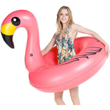 Jasonwell gigantische opblaasbare flamingo zwembad drijft party float tube met snelle kleppen zomer strand zwembad lounge vlot decoraties speelgoed v