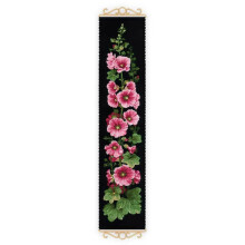 RIOLIS 1612 - Mallow - Counted Cross Stitch Kit 7.5""""""""x 35.5"""""""" Zweigart 14ct. Black AIDA 14 Colors