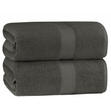 Hotel de algod   o Hotel Spa Folha de banho de luxo - 2 pacote - Extra de tamanho extra grande 40 x 80 - peso pesado 700 gsm 2 ringspun algod   o - a