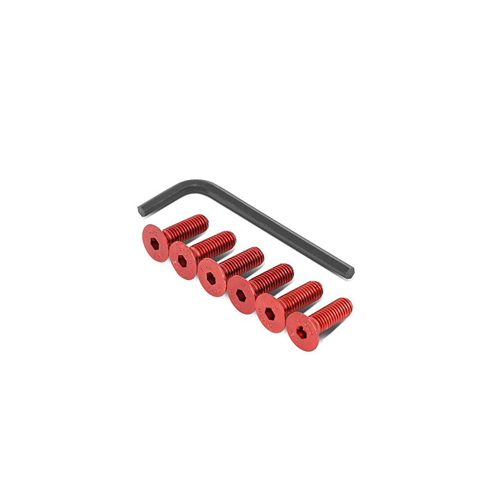 Nrg Innovations Sws-100Rd Steering Wheel Screw Kit (Upgrade """"Conical"""") Red 013072001004