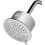 Jacuzzi 6-inch 2,0-GPM (7,6-LPM) Chrome 5-Spray WaterSense-douchekop met Bluetooth-mogelijkheid en ingebouwde luidsprekers 1