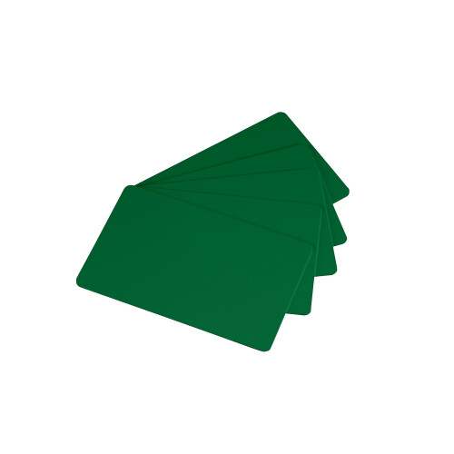 Pack van 500 Groene CR80 PVC Kaarten | 30 mil van easyIDea 2